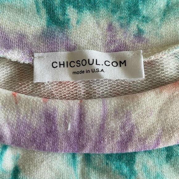 Chicsoul Tie Dye Lounge Set Women's 3XL Top/2XL Pants - Picture 4 of 13